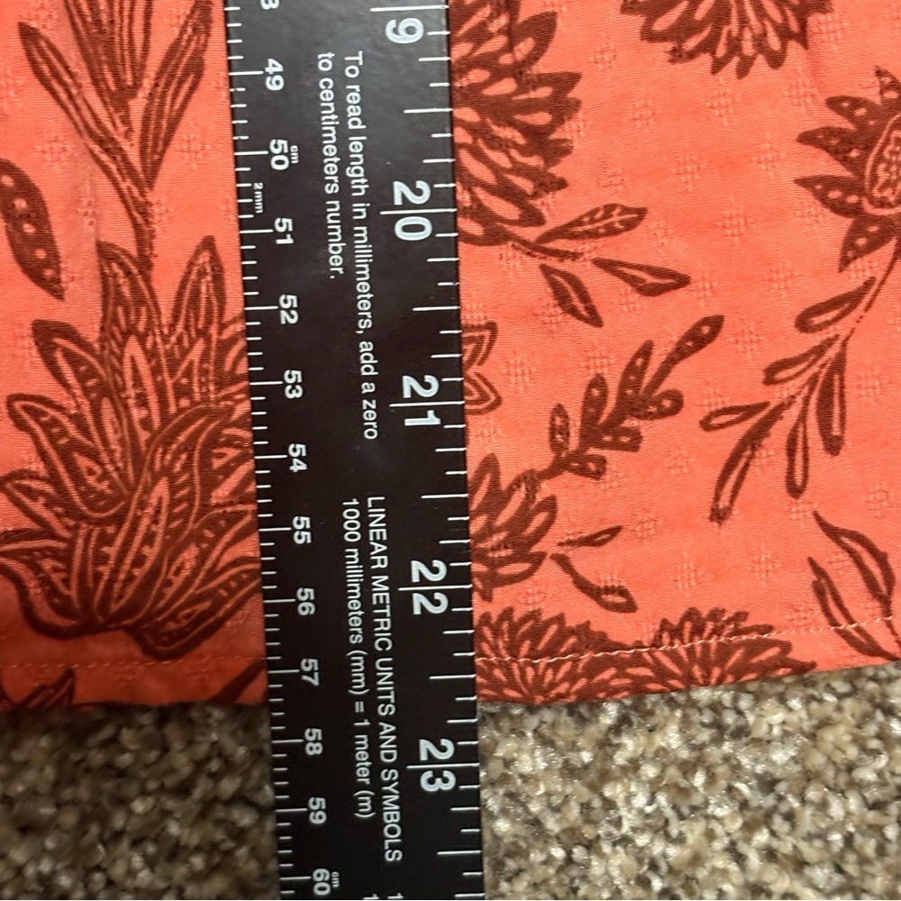 Universal Thread Coral Patterned Blouse - Picture 8 of 12
